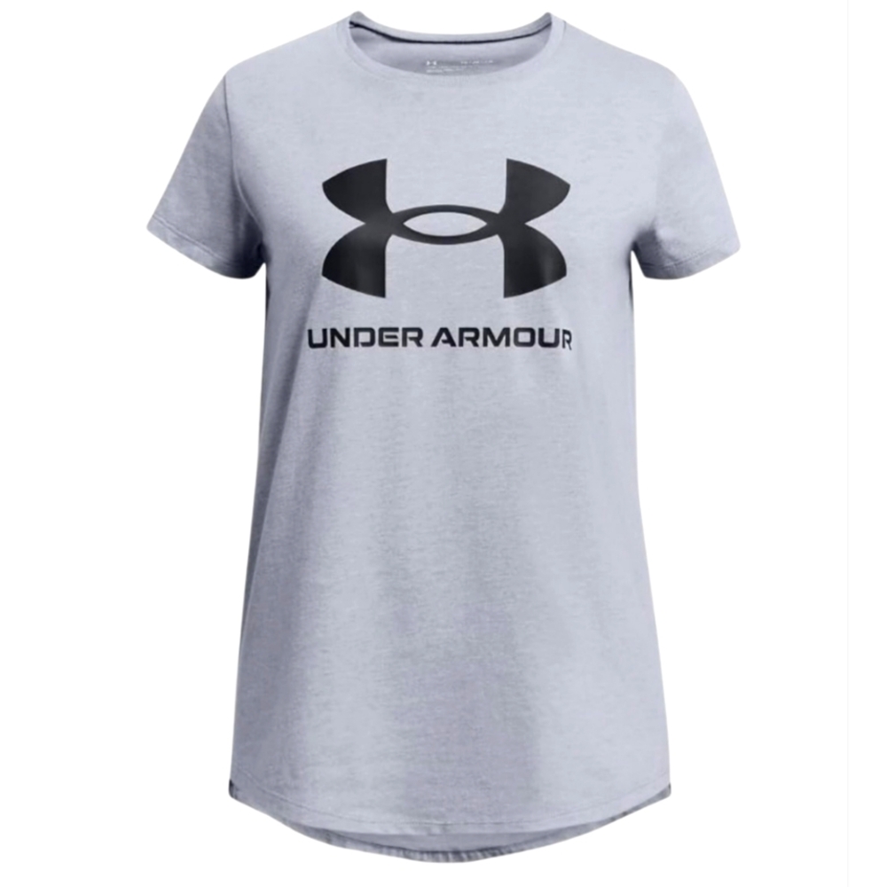 UNDER ARMOUR UA Youth Girls' Live Sportstyle Graphic Logo Short Sleeve Tee NWT